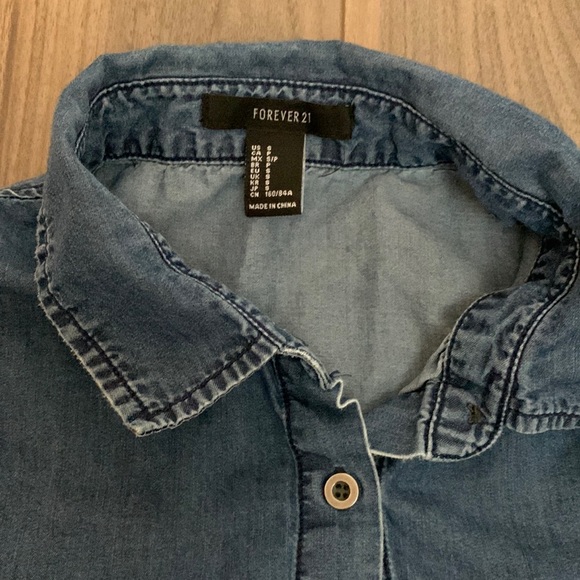 Forever, 21 denim mini dress - Picture 3 of 3